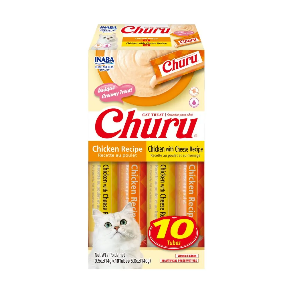 Churu for Cat, Chicken Variety Box (Each: 10 Tubes)