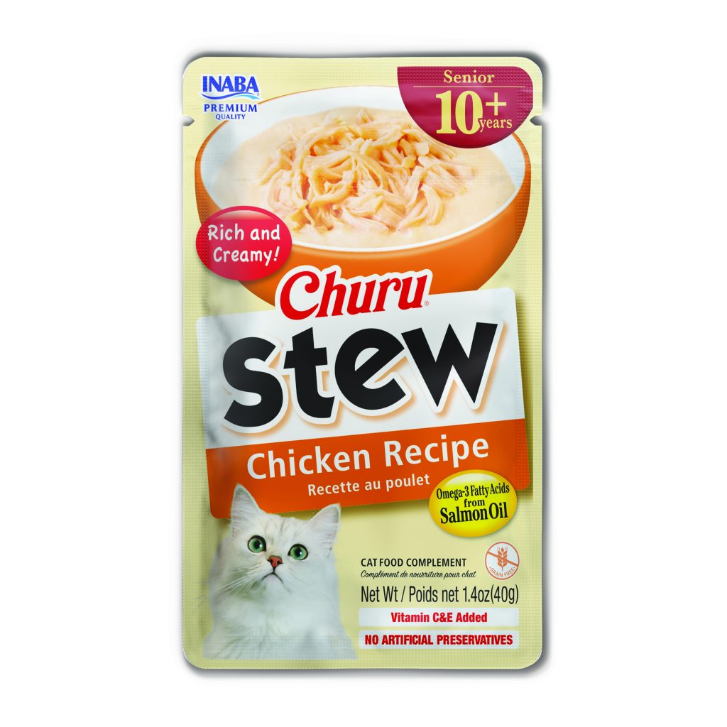 Churu Stew Senior 10+ for Cat, Chicken Recipe (Each: 1 Pouch)