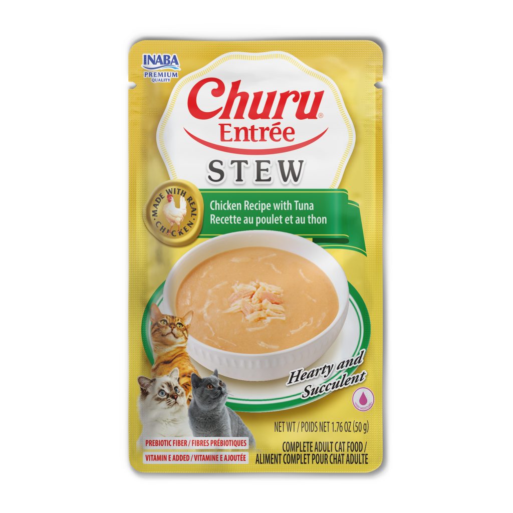 Churu Entree Stew for Cat, Chicken Recipe with Tuna (Each: 1 Pouch)