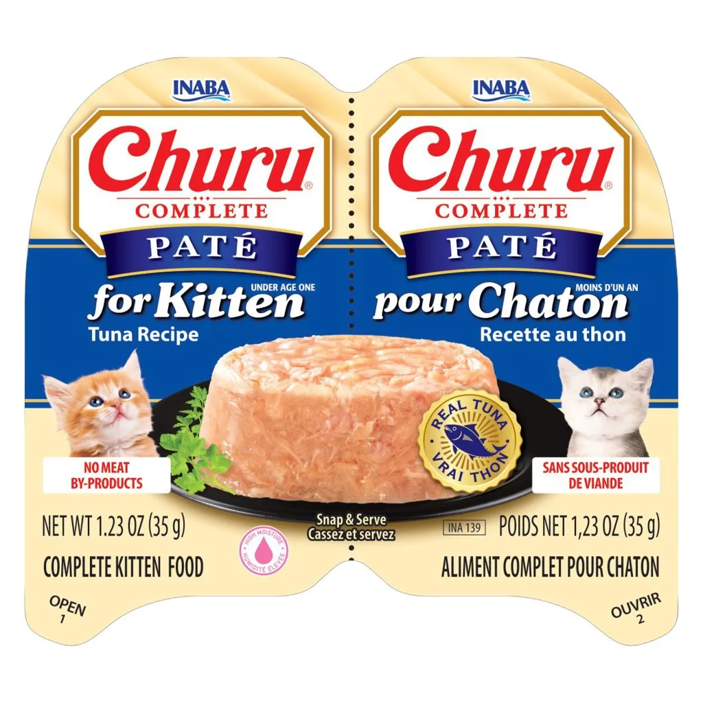 Churu Complete Pate for Kitten, Tuna Recipe (Each: 2 Cups)
