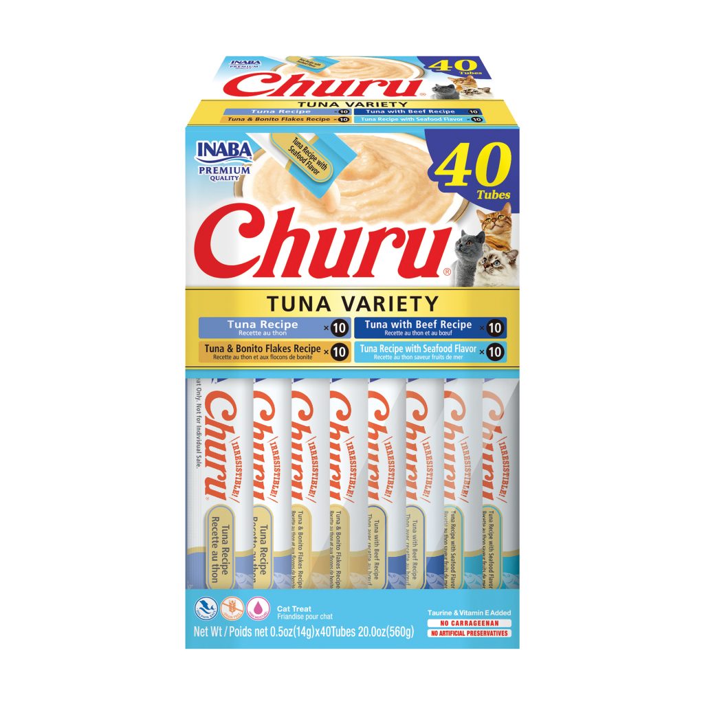 Churu for Cat, Tuna Variety Box (Each: 40 Tubes)