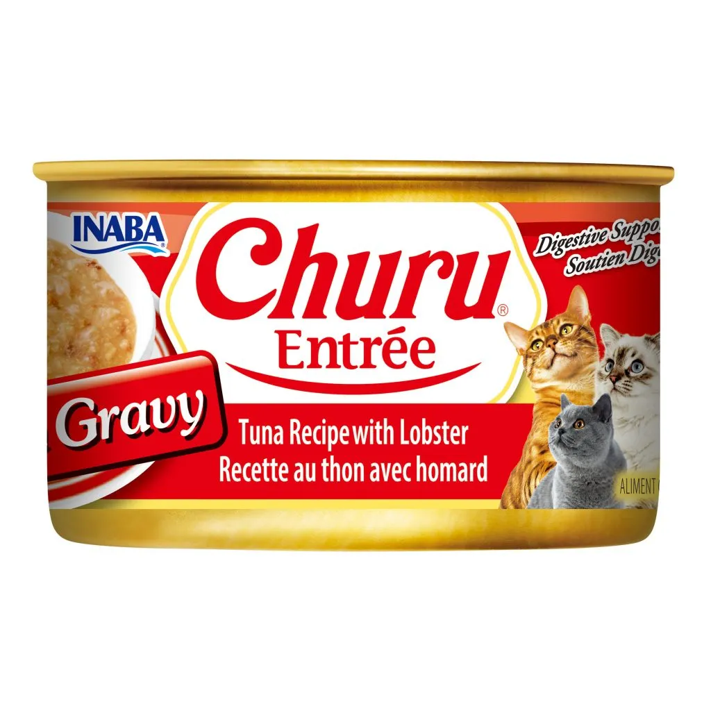 Churu Entree in Gravy for Cat, Tuna Recipe with Lobster (Each: 1 Can)