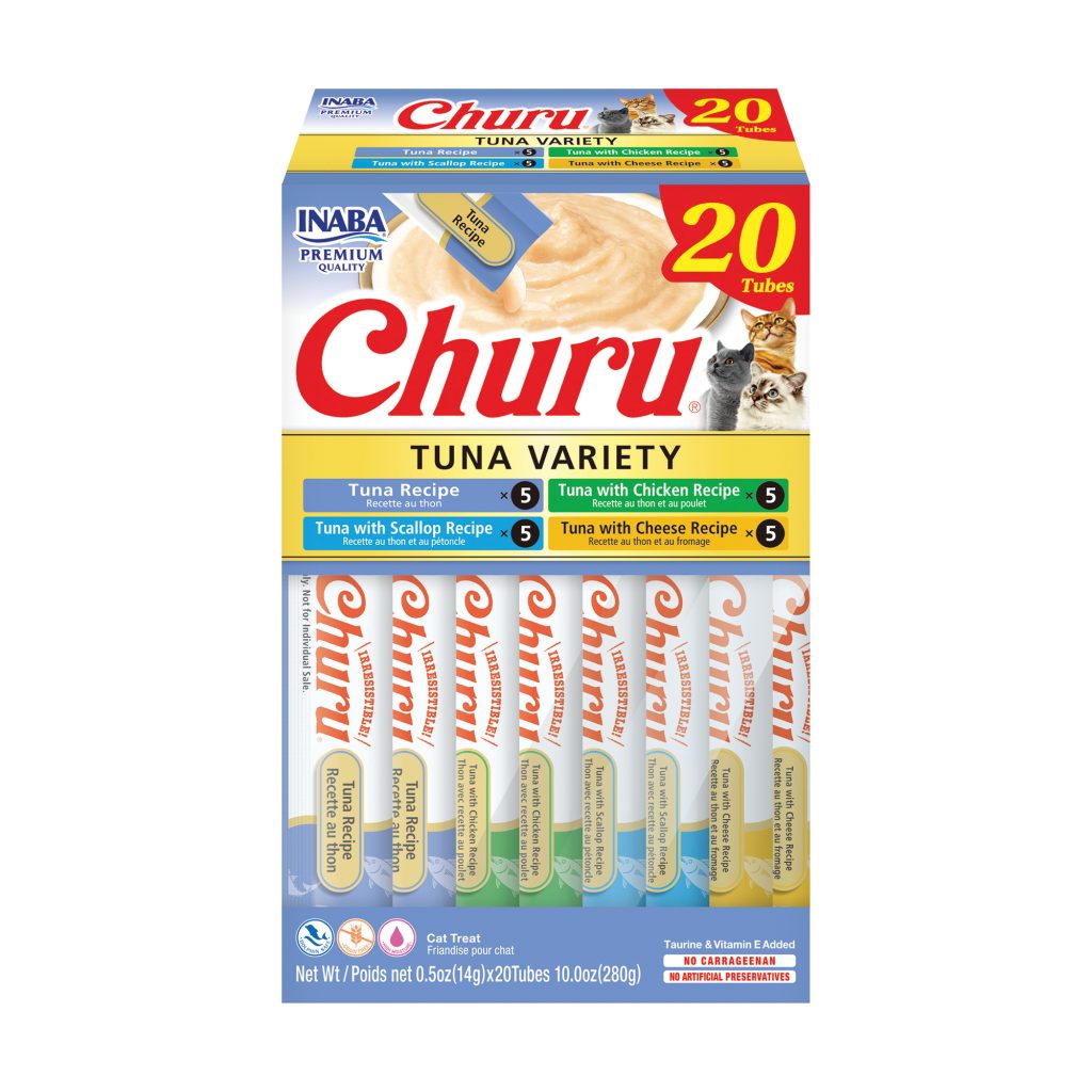 Churu for Cat, Tuna Variety Box (Each: 20 Tubes)