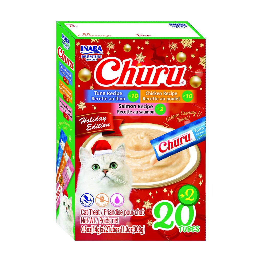 Churu for Cat, Holiday Variety Pack (Each: 22 Tubes)