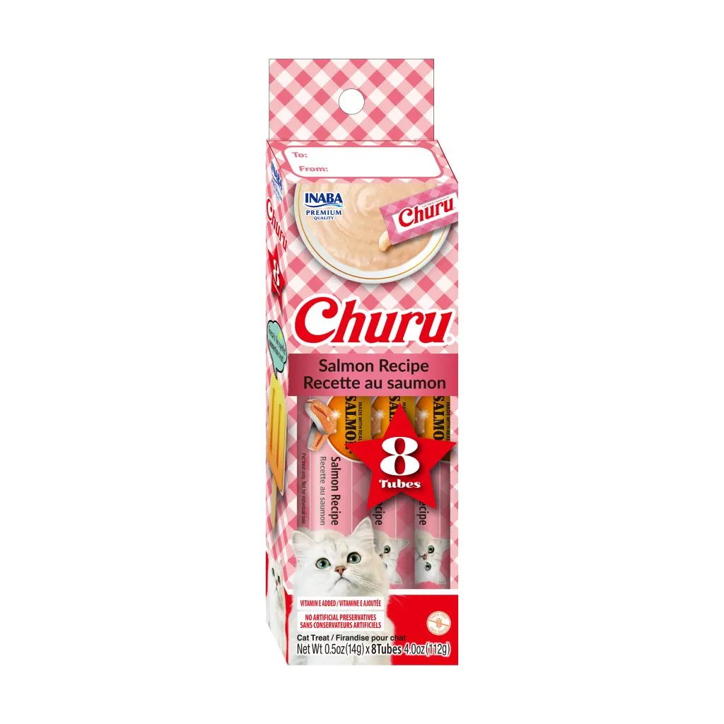 [SUMMER] Salmon Churu for Cat, Salmon Recipe (Each: 8 Tubes)