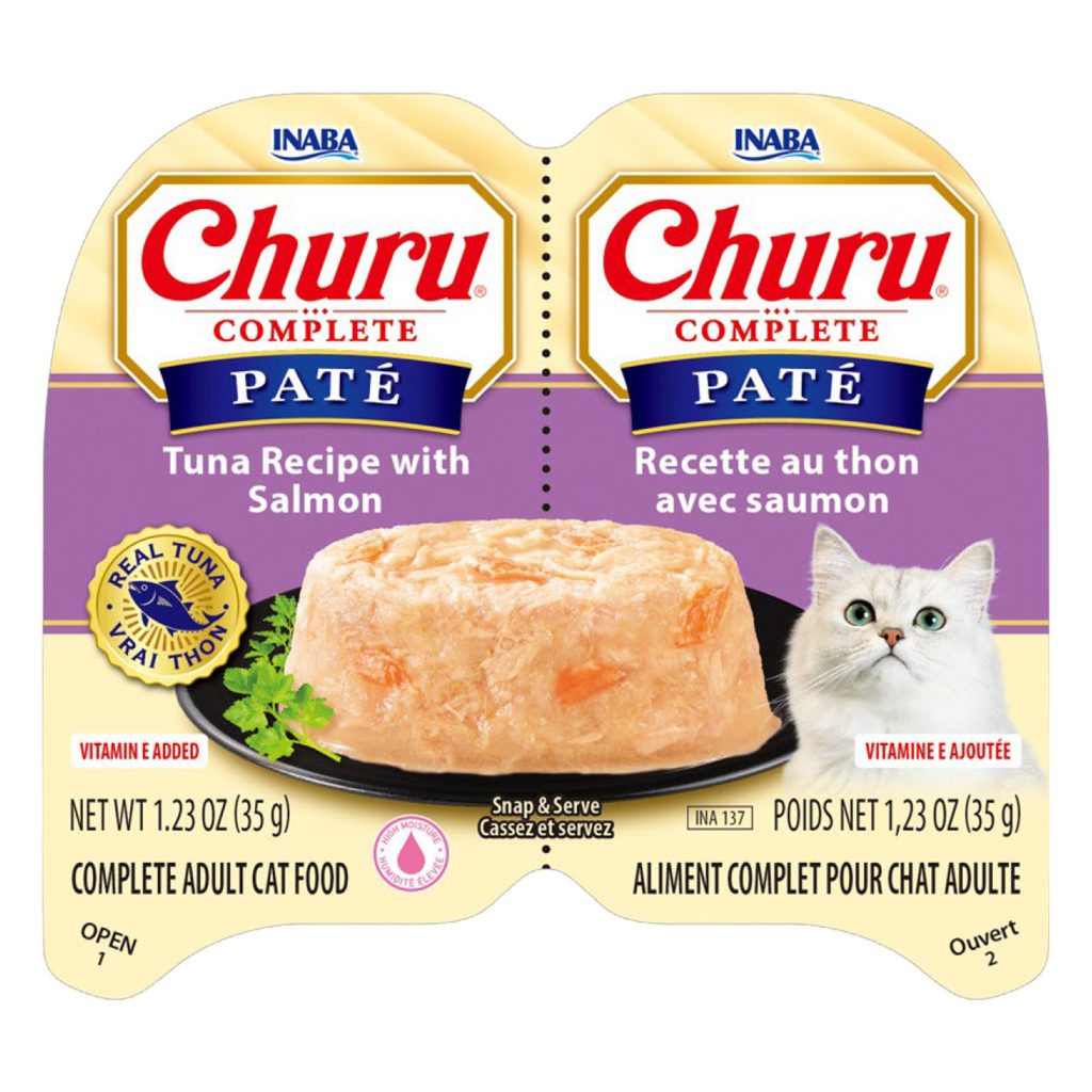 Churu Complete Pate for Cat, Tuna Recipe with Salmon (Each: 2 Cups)