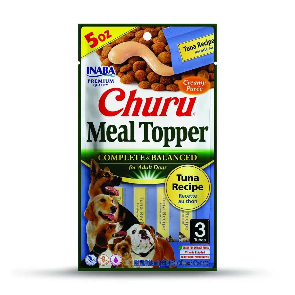 Churu Meal Topper for Dog, Tuna Recipe (Each: 3 Tubes)