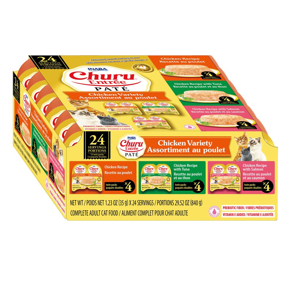 Churu Entree Pate for Cat, Chicken Variety (Each: 12 Cups)